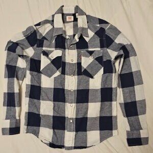Levi’s Men’s Button-Up Flannel Shirt – Size Small